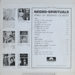 SPIRIT OF MEMPHIS QUARTET / NEGRO SPIRITUALS / LP / FRANCE – Image 2