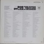 BOB DYLAN / THE TIME THEY ARE A CHANGIN / LP / EU – Image 2