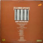 FELA ANIKULAPO KUTI / ARMY ARRANGEMENT / LP / 1984 / FRANCE – Image 2