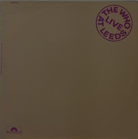 THE WHO / LIVE AT LEEDS / LP / FRANCE